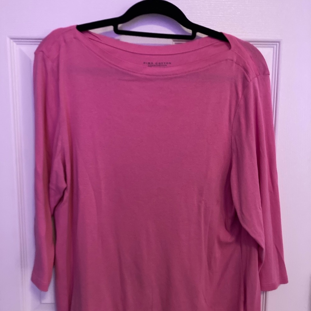 Charter club 2X Pima cotton top